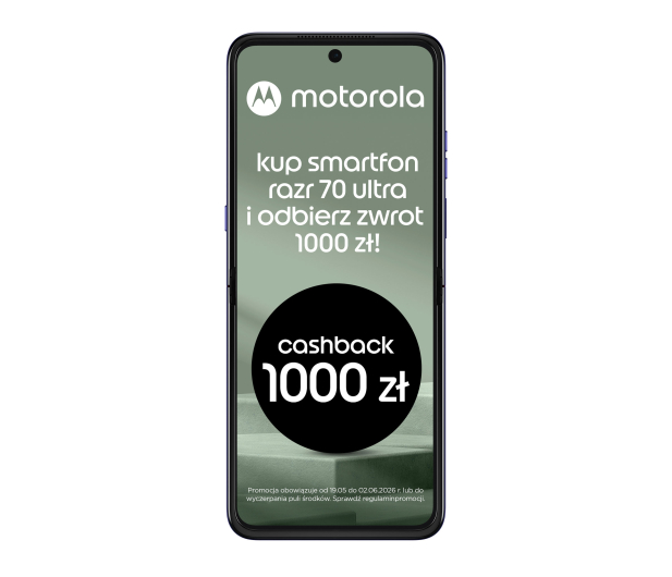 Motorola razr 70 Ultra 5G 16/512GB Orient Blue 165Hz - 1529163 - zdjęcie 2